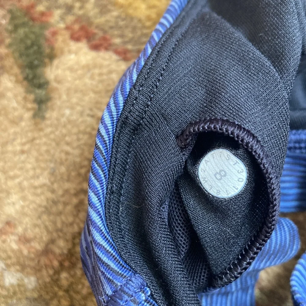 Lululemon Slide with Me Battle  Ship Multi Linear Flux Ice Grey.